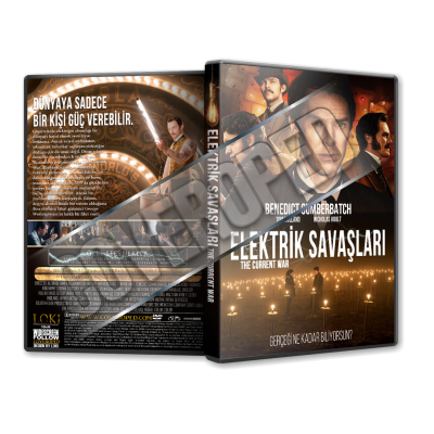 Elektrik Savaşları - The Current War - 2017 Türkçe Dvd Cover Tasarımı